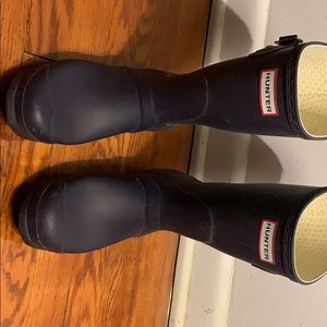 Hunter short rain boots
